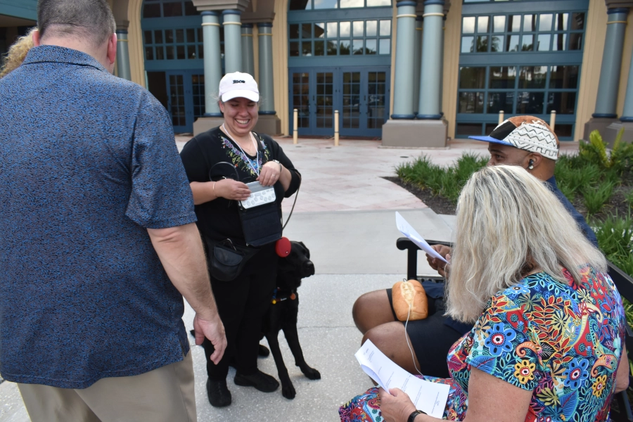 reunion of multiple people from the ADA (Americans with Disabilities)